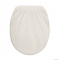 LAGOON - Antibakteriális WC ülőke, tető - Fehér Duroplast, kagyló mintájú (DSH-02)