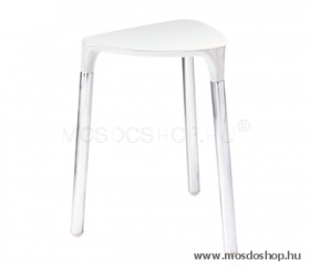 GEDY - Yannis fehér színű fürdőszobai szék