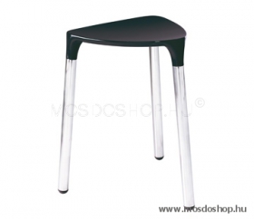GEDY - Yannis fekete színű fürdőszobai szék