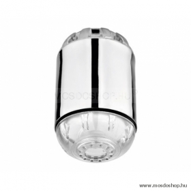 GEDY - LED-es mini zuhanyfej, tusoló - Esőztető funkció - Krómozott műanyag (GS04001-13)