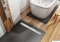 DEANTE - LINEAR - Alacsony zuhanyfolyóka, padlóösszefolyó acél fedlappal (80cm, szifon 65mm)