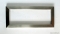 MS - 420 - Mosdótartó konzol (mosdópult konzol) - Rozsdamentes acél-Szálcsiszolt