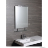 SAPHO - WEGA - Fürdőszobai fali tükör üvegpolccal - Világítás nélkül - 70x80cm